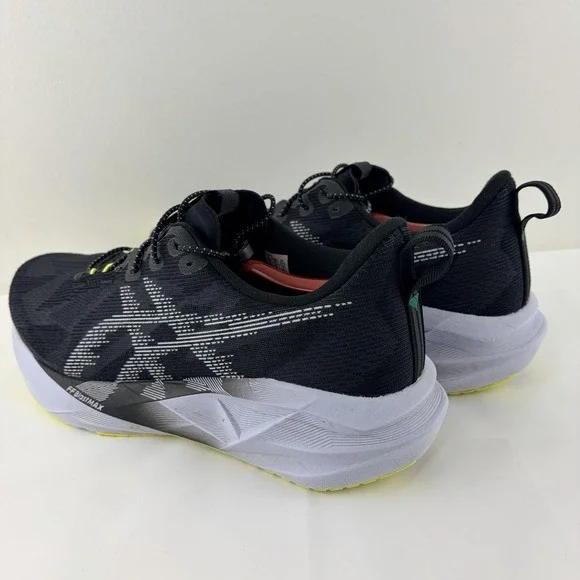 ASICS FF Blast Max Black Gray Yellow Running Shoes Mens 11.5 - Picture 4 of 9